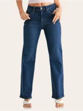 Navy Women's Straight Leg Jeans